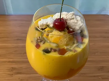 Vegan Mango Mastani Recipe