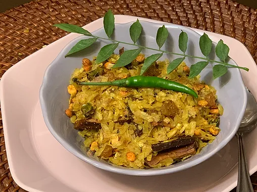 Vegan Poha Chivda Recipe