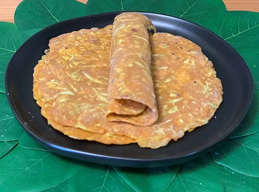 Vegan Dudhi Thepla Recipe