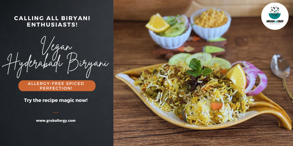 Vegan Hyderabadi Biryani