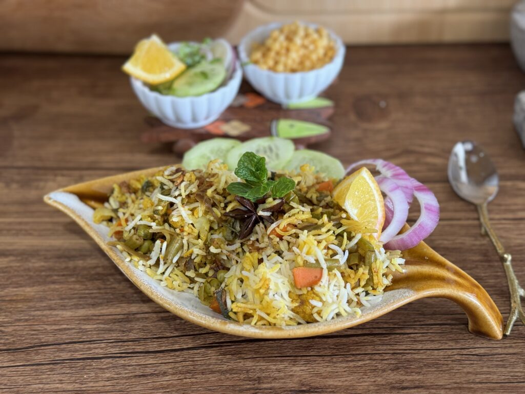 Allergy-Free Hyderabadi Veg Biryani Recipe