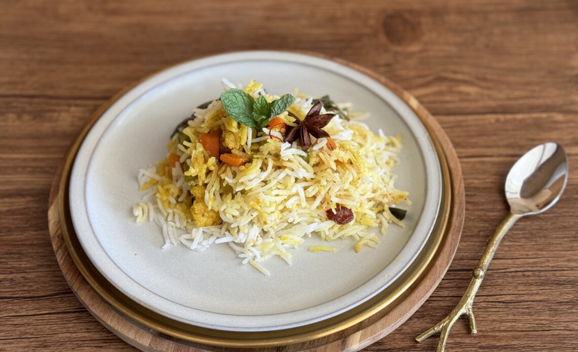 Kashmiri Veg Biryani Recipe