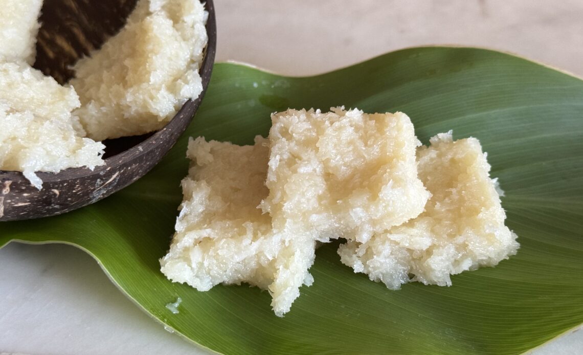 Pineapple coconut barfi